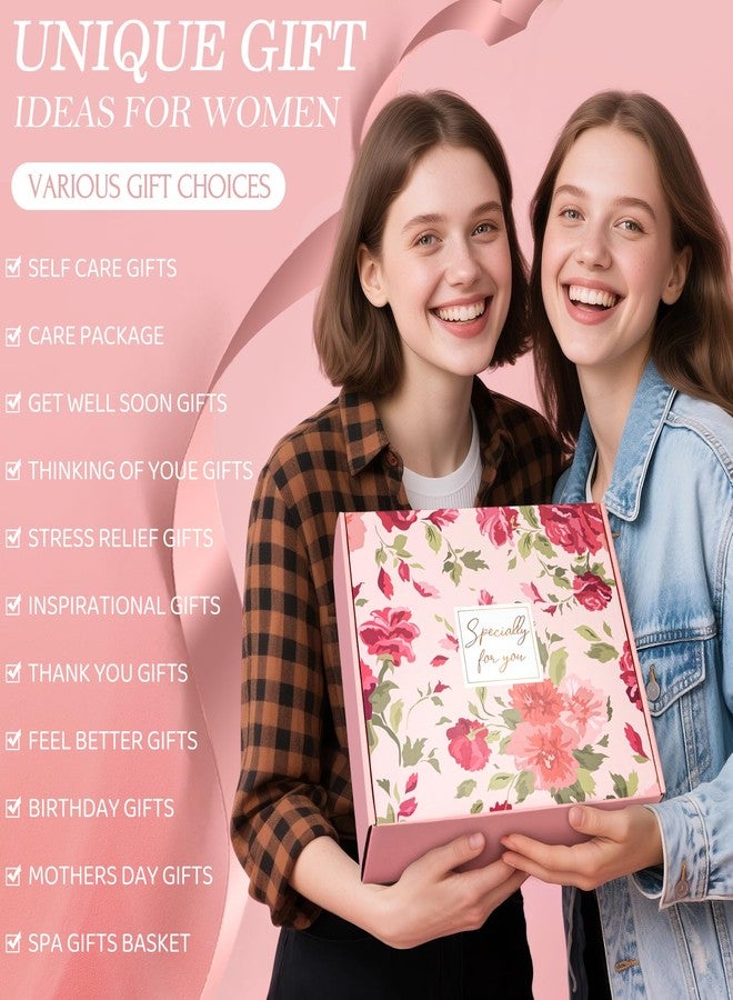 Frerdui Birthday Gifts for Women Friendship, Unique Gift Baskets for Women, Best Friend Birthday Gifts, Self Care Gift Get Well Soon Basket, Care Package for Mom Her BFF Sister Wife Girlfriend - Image 3